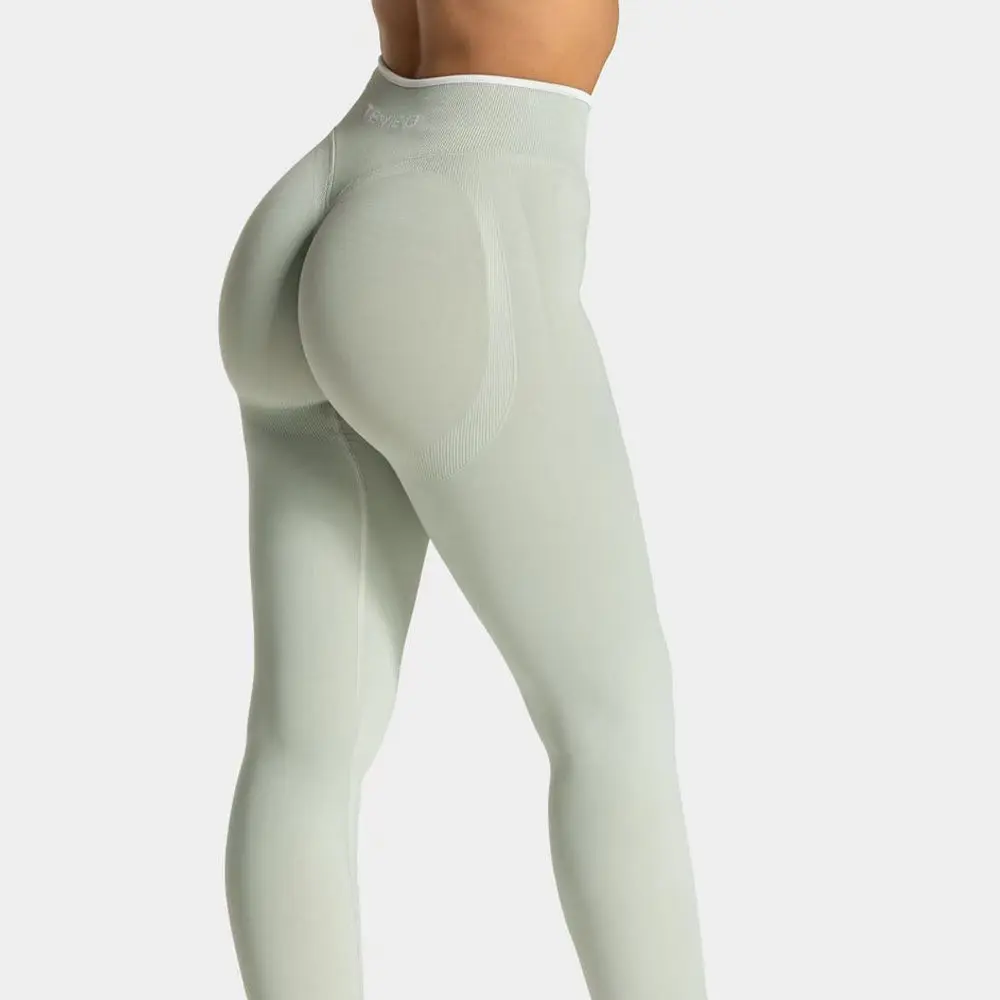 

Seamless knitted hip-lifting Teveo yoga pants, tight-waisted quick-drying sports pants, outdoor running fitness pants for women