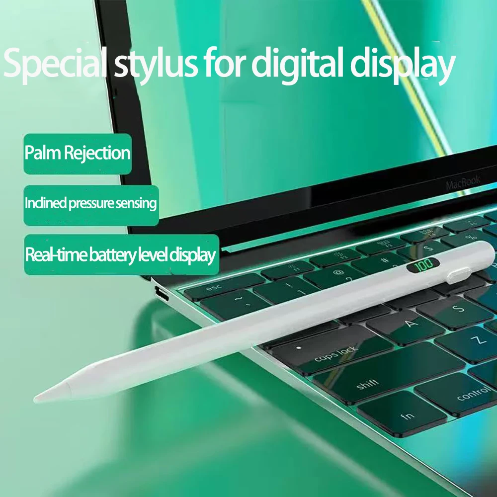 

Стилус для iPad Apple: быстрая зарядка для iPad Pencil Apple Pen с функцией захвата ладони и чувствительностью наклона — ручка для iPad 10/9/8/7/6,