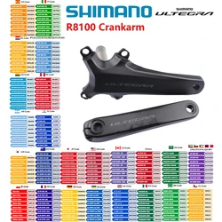 Shimano Ultegra FC-R8100 12s Crankarm Right Side/A Pair For Di2 R8170 Groupset 170mm 172.5mm Original Shimano Bike Parts