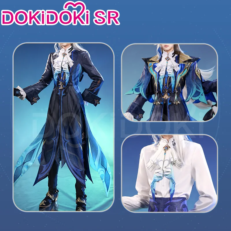 IN STOCK Neuvillette Cosplay Costume Game Genshin Impact【S-2XL】DokiDoki-SR Men Halloween Cosplay Neuvillette Costume Plus Size