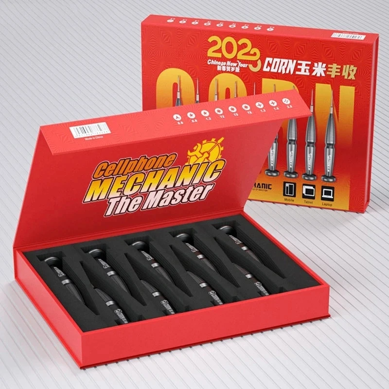 MECHANIC Screwdriver Set CORN Maize-Shape Serie for MacBool Android IP Phone Remove Repair Disassembly Tool