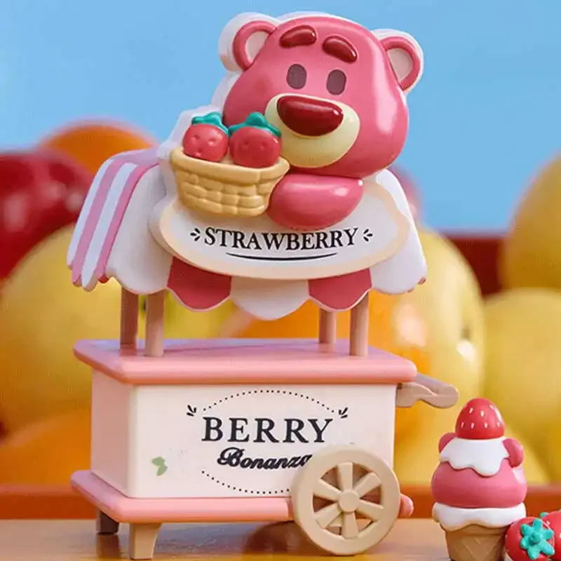 

Disney клубничный медведь слепая коробка игрушка фруктовый ярмарок REX три глаза ребенок радость smutek кролики брат хам милые фигурки детский подарок