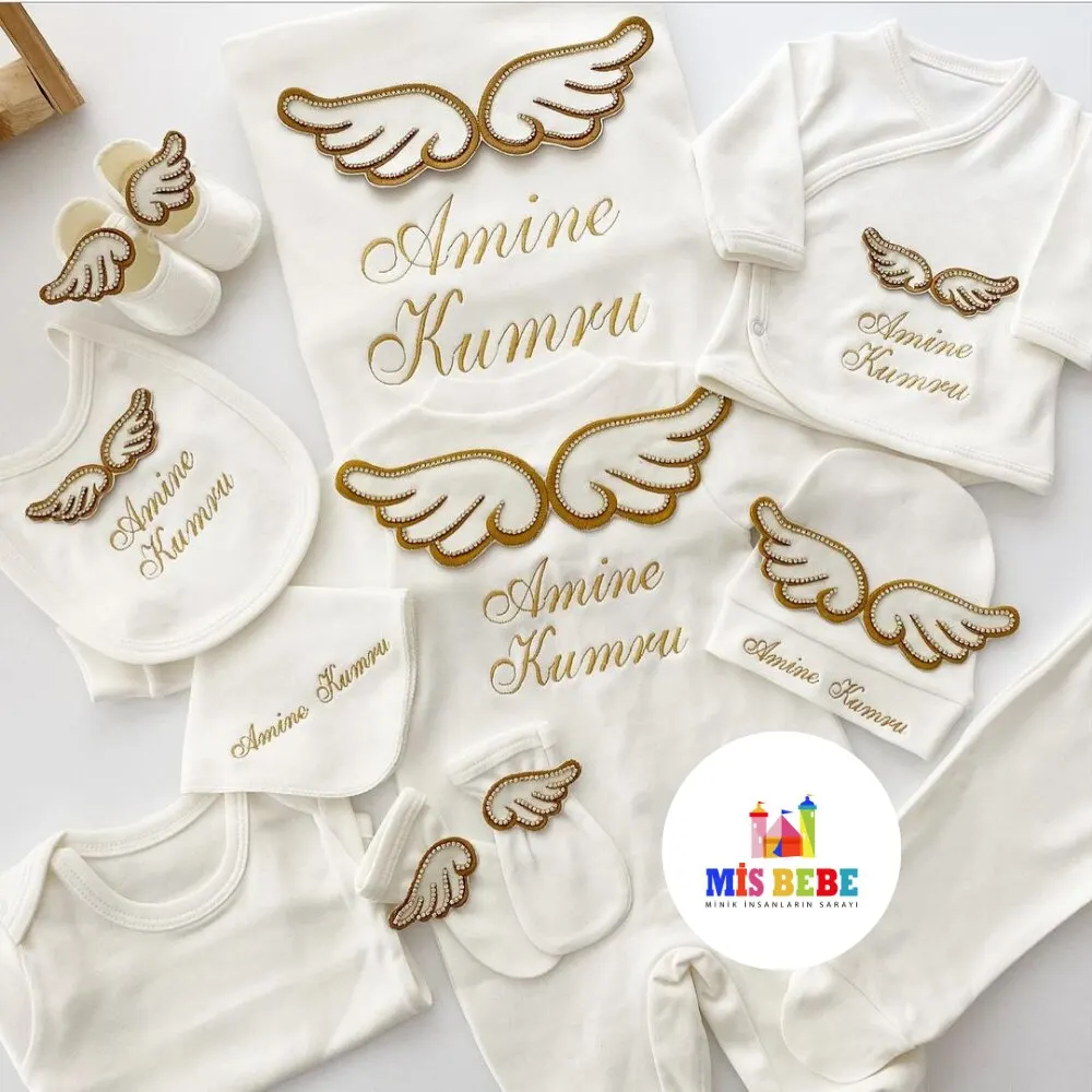 Newborn Personalized Baby Girl Clothes 0 3 Months Romper 2022 Summer Cotton Hospital Outlet Set Cute Baby Girl Clothing