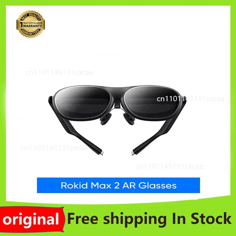 Rokid Max 2 AR Glasses 120Hz Micro-OLED screen YodaOS-Master space operating system supports myopia adjustment and voice call