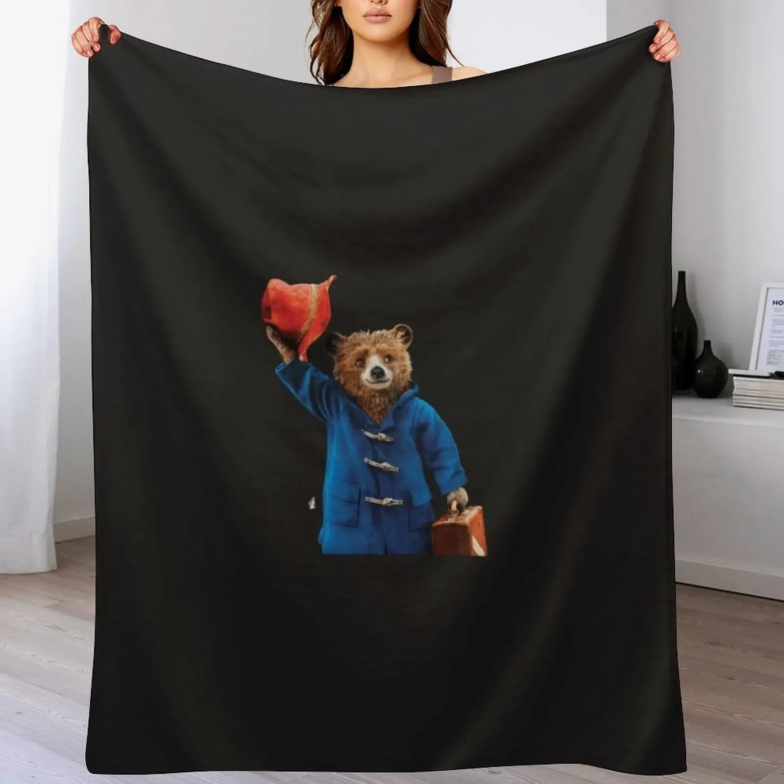 

paddington bear Throw Blanket Weighted Winter beds Beach Blankets