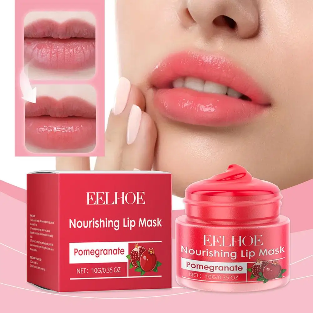 Masker tidur bibir Berry 10g, perawatan tidur malam, garis pemeliharaan tidur, memudarkan menutrisi bibir kosmetik, pelembap bibir Korea