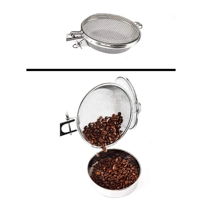 

1Pcs 0.5LB Handy Roaster Coffee Roasting Tool Set Portable Home Stainless Steel Coffee Roaster Tool Handy (Foldable)