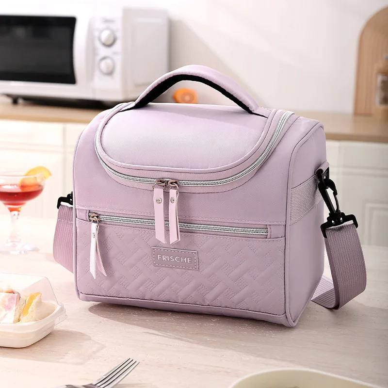 Hochwertige tragbare Bento-Tasche für die Arbeit mit Reis-Isolierbeutel, Picknick-Lunchbox-Tasche