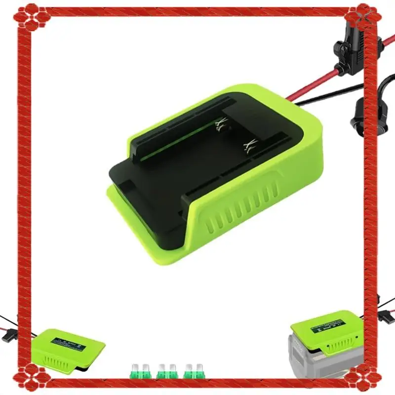 24-часовая доставка для Ryobi 40 В, литиевая батарея, адаптер силового колеса, преобразователь с предохранителем и переключателем, провод 14 AWG для радиоуправляемого автомобиля, игрушечный ап