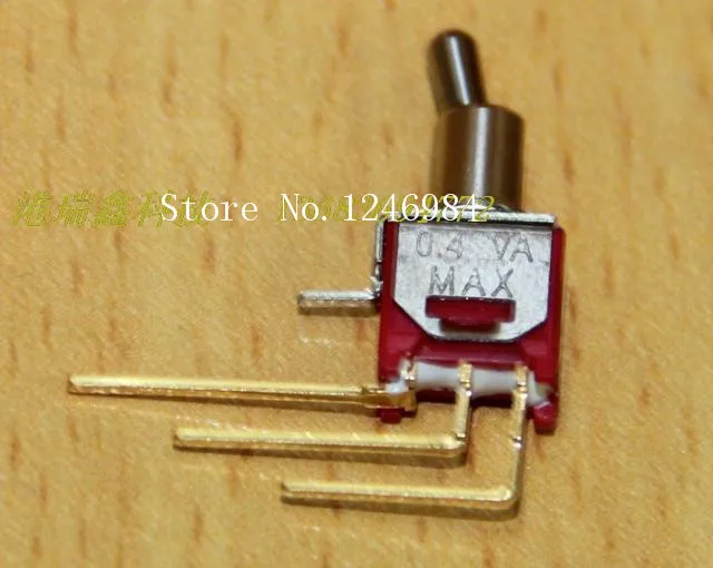 [SA]TS-8 gold-plated two tranches M5.08 small tripod scoliosis toggle switch toggle switch Q22 Taiwan Deli Wei 2MS1--50pcs/lot