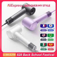Xiaomi Mijia Electric Hair Dryer H501 High Speed Negative Ions 110,000 Rpm Professional Care Hair 62m/s Wind 1600W Quick Drying