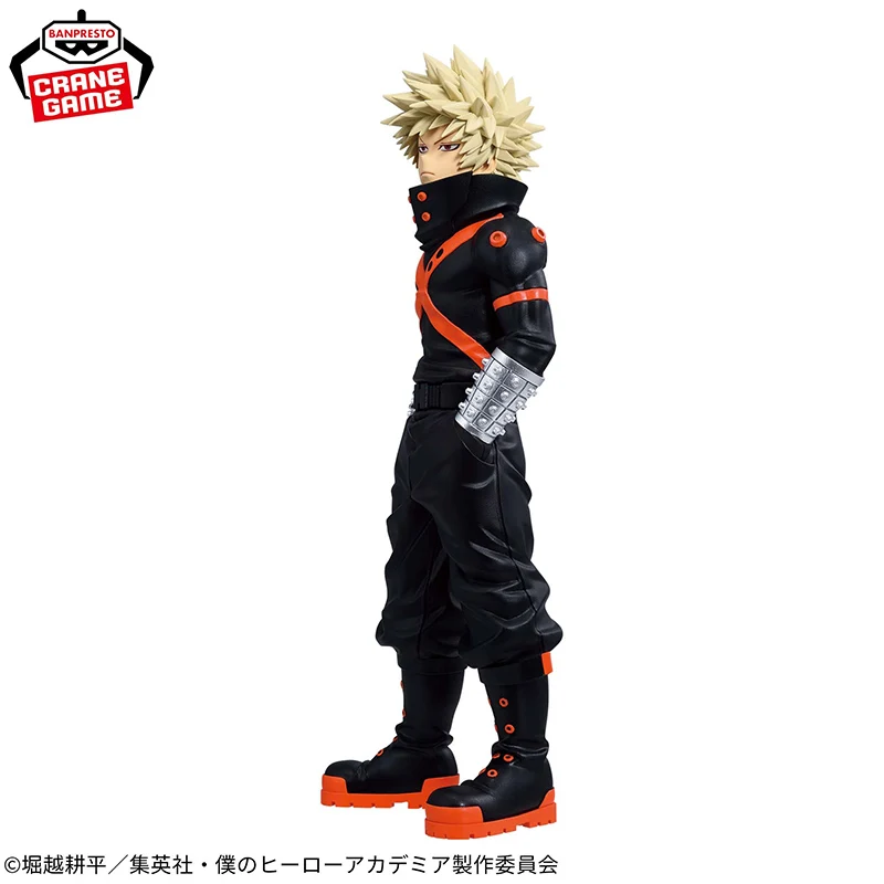 Original BANPRESTO My Hero Academia Bakugou Katsuki PVC Anime Figures Model Action Figures Collection Toy