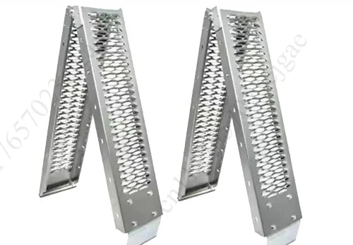Single Load-bearing 350kg 1PC Ramps For Aluminum Motorcycles Folding Loading ATV Pick-up Car Ramp To Climb Metal Ramps Ladder