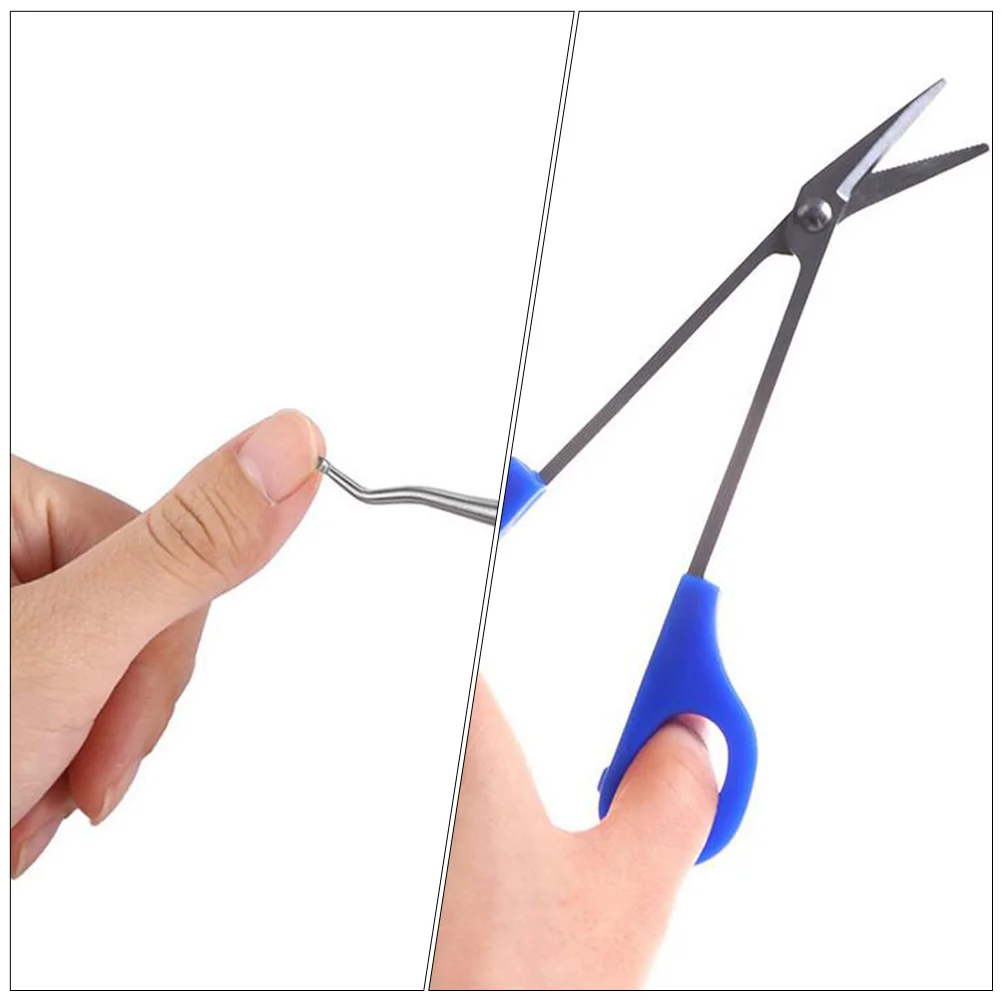 

2 Sets Nail Clippers Long H Pedicure Tools Trimmer Cutter Files Manicure Accessories Stainless Steel Portable Home Salon Foot