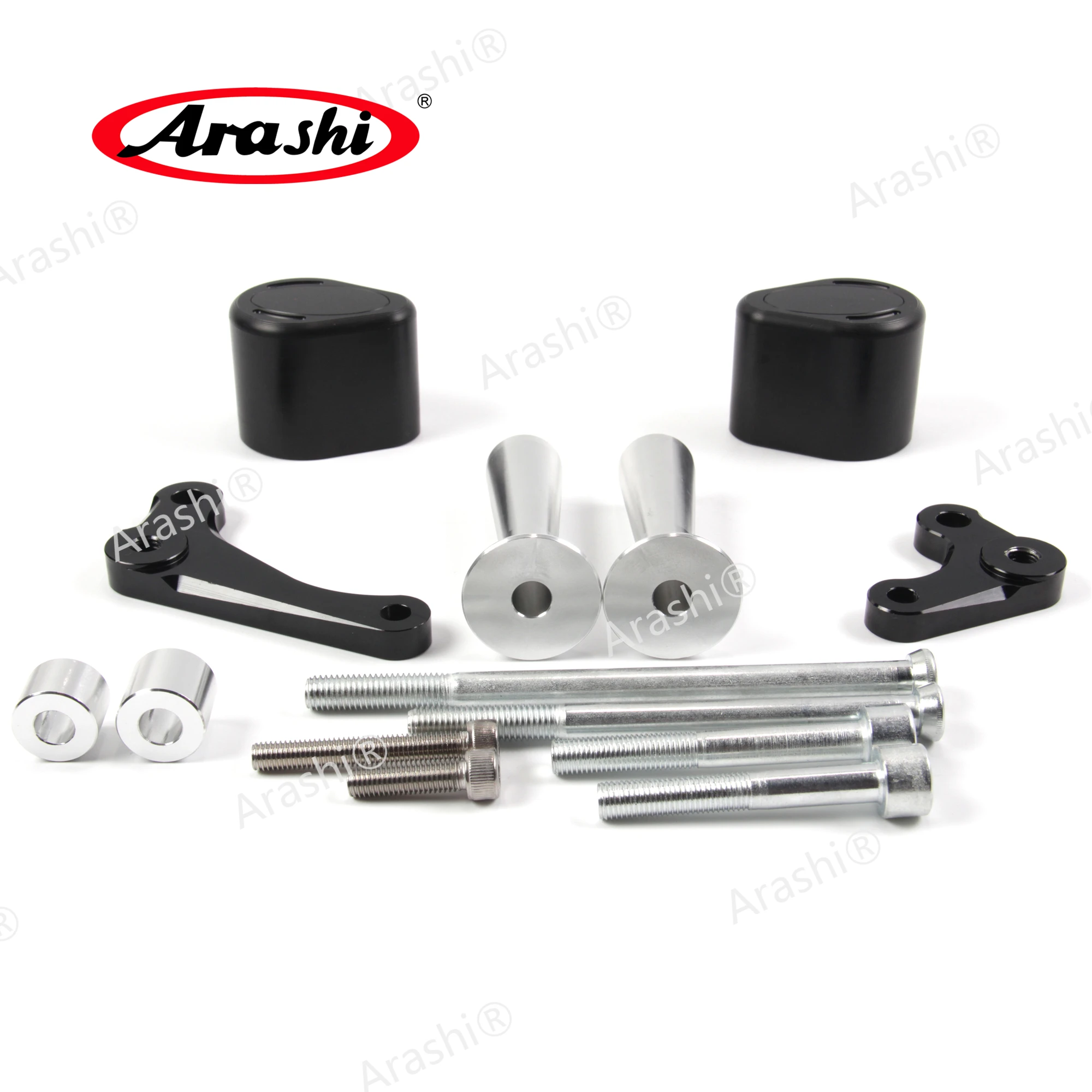 Arashi 1 conjunto protetor capa para kawasaki ZX-14R zx14r 2006 2007 2008 2009 2010 2011 2012 motor slider acidente estator guarda almofada