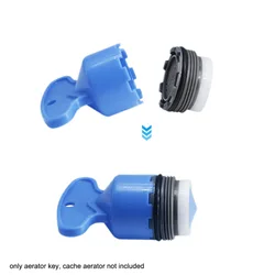 Faucet Aerator Key Removal Wrench Tool Recessed Key Sink Aerator Wrenches Blue 5pcs