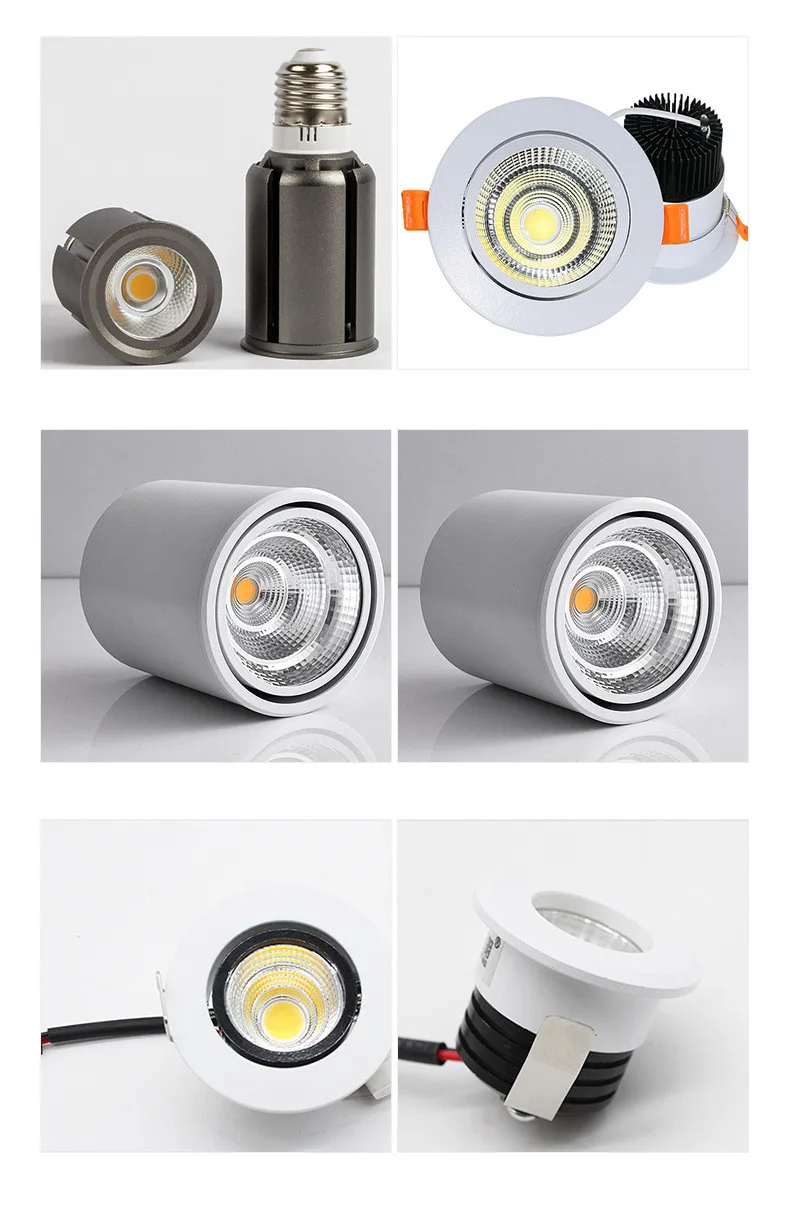 스마트 IC 드라이버 램프 전구 1-10pcs led COB 칩, AC110V/ 220V, 빨간색, 녹색, 파란색, 3W, 5W, 7W, 10W, 12W, DIY 스포트라이트용