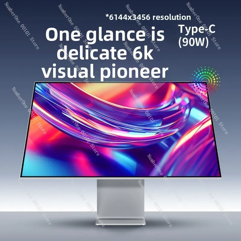 31.5 Inch 6K Monitor Type C 90W IPS Professional Desktop Computer