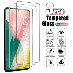 3PCS Tempered Glass for Samsung Galaxy F11 F41 F12 F42 F52 4G 5G F62 Screen Protector on Samsung F13 F23 F14 F34 F54 F19 F21 Pro