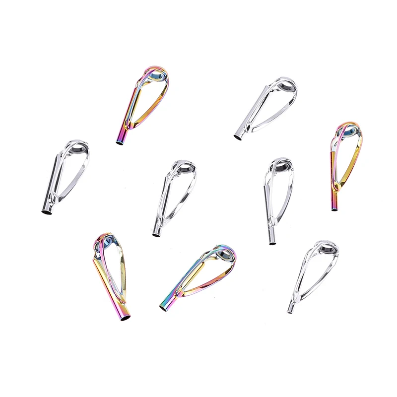 Nuevas Guías Superiores para Cañas de Pescar, Kit de Reparación sin Puntas, Anillas para Construcción de Cañas, Guías de Pesca, Anillas para Cañas de Pescar