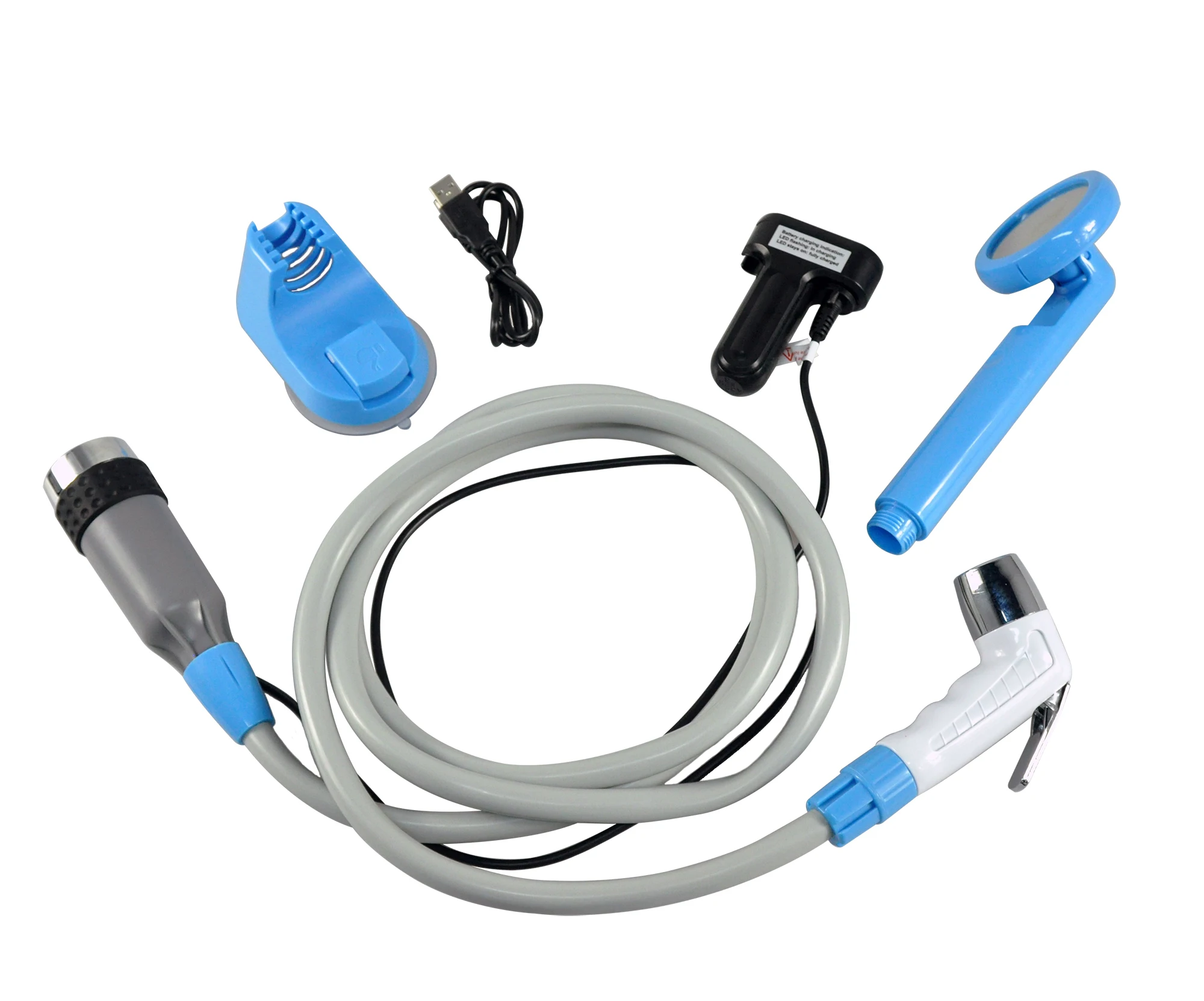 Private Label Custom 3.7V USB Rechargeable Handheld Shower Pump for Outdoor Living, Pet Cleaning, Gardening