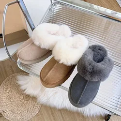 Stivali da neve invernali nuovi e versatili alla moda in lana ispessita e caldi