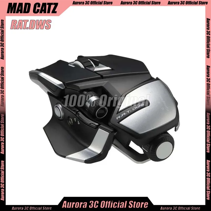 

MAD CATZ RAT.DWS Wireless Bluetooth Mouse Gaming Mouse Low Delay Rechargeable Office FPS Ergonomics Gaming Computer Accessories