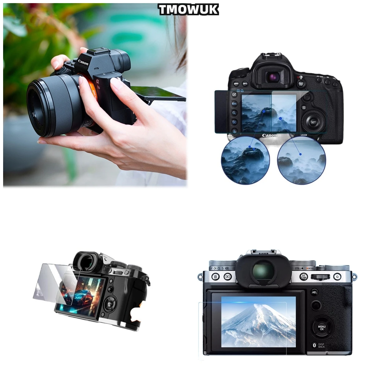 

For Fujifilm X70 XT-3 HD Clear Anti-Scratch LCD Protective Film Tempered Glass Screen Protector 9H Hardness