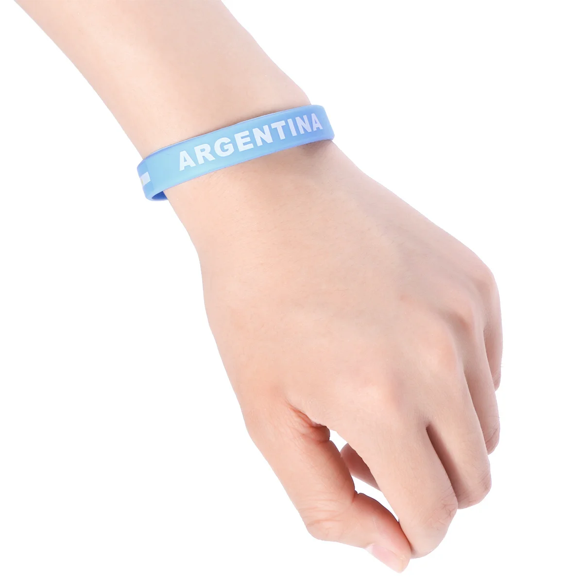 5pcs 실리콘 팔찌 호주 국기 인쇄 스포츠 게임을위한 국가 자부심 팔찌 야외 이벤트 액세서리