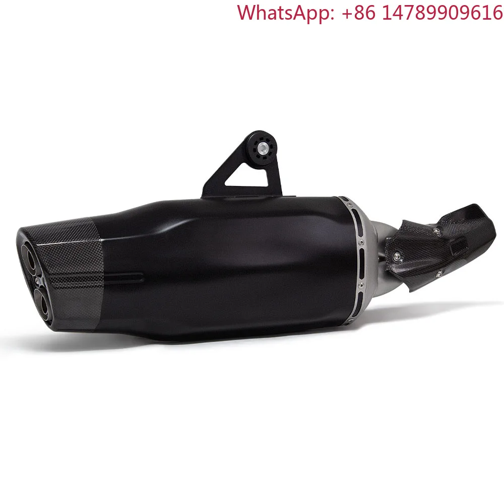 Mm Motorcycle Exhaust Muffler With DB Killer, Universal Slip-On Pipe For Street Bike, Stainless Steel , Racing Escape System, Mo