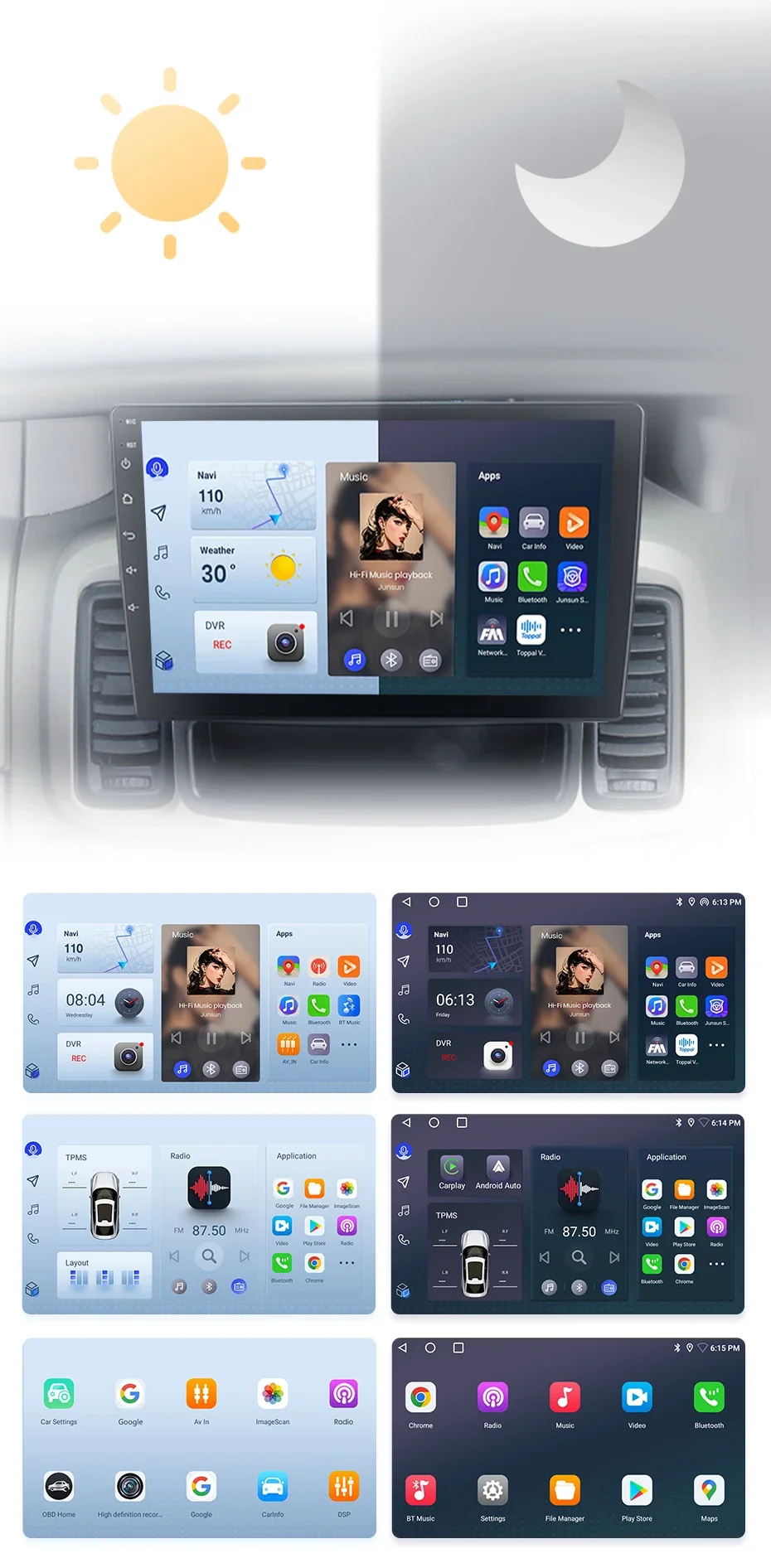 Junsun carplay android auto autoradio für renault trafic opel vivaro nissan prima star 2010-2014 gps intelligente systeme multi pli ziert – Detail 8