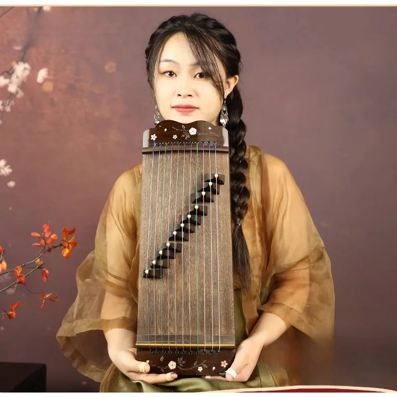 Guzheng 50cm Small Portable Mini Guzheng 11 Strings Children's Small Guzheng