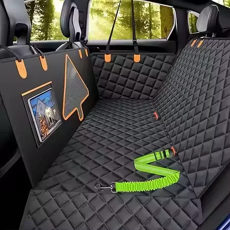 

Pet Car Seat Cover, for Rear Seat Hard Bottom 137x147CM Cm, Waterproof and Easy To Clean, for Dog Car Back Pad Pet Cover