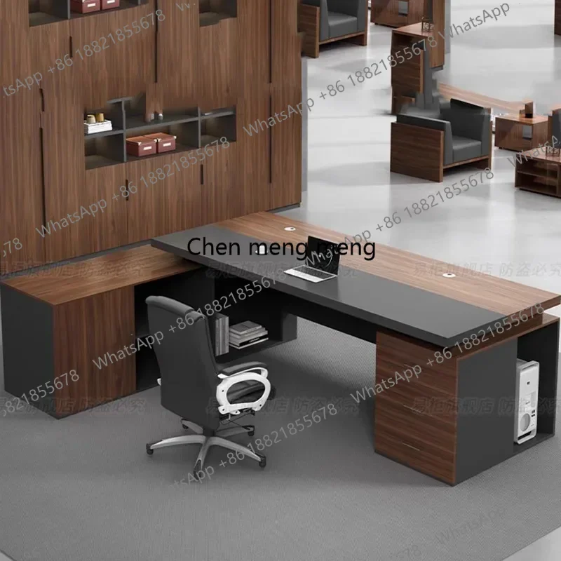 Aesthetic Nordic Office Desk Conference Cute Study Standing Wooden Office Desk Display Design Mesa Ordenador Lounge Furniture