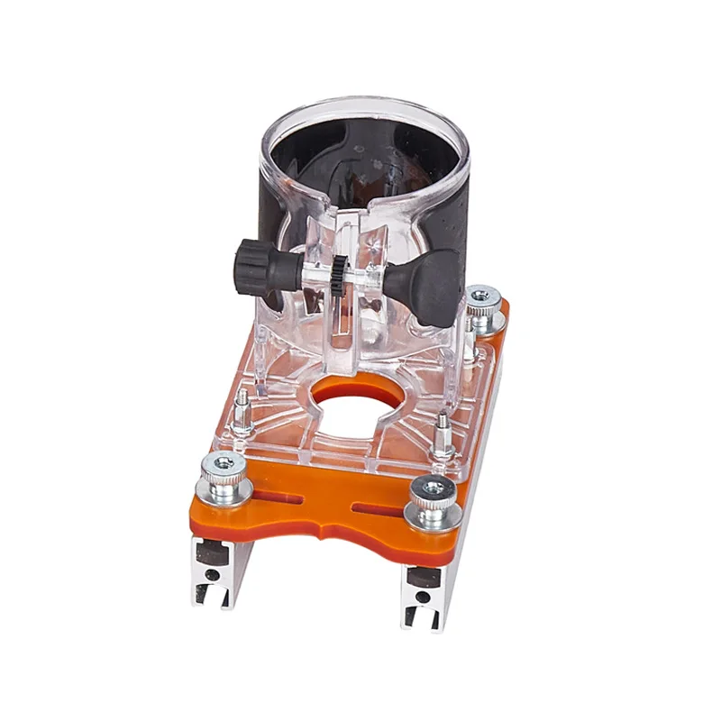 

Woodworking Router Guide Slotting Base, 2-in-1 Adjustable Milling Bracket with Edge Trimming Function, Precision Slot Cutter Acc