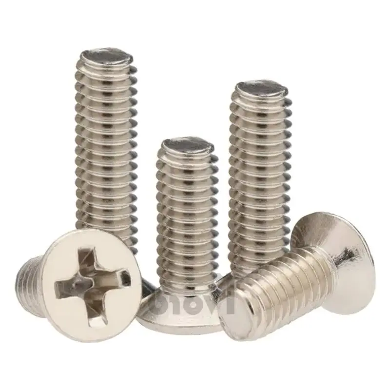 

100pcs/lot M1.2 M1.6 M1.7 M2 M2.5 M3 M4 KM Screw Nickel Plated Electronic Repair Screw