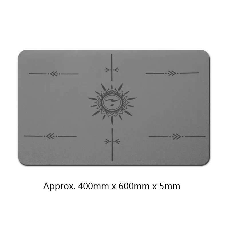 Mini Flat Support Mat Non-slip Polyurethane Rubber Yoga Mat 40 X 60CM Inverted Balance Knee  Fitness Mat Thickness 5mm