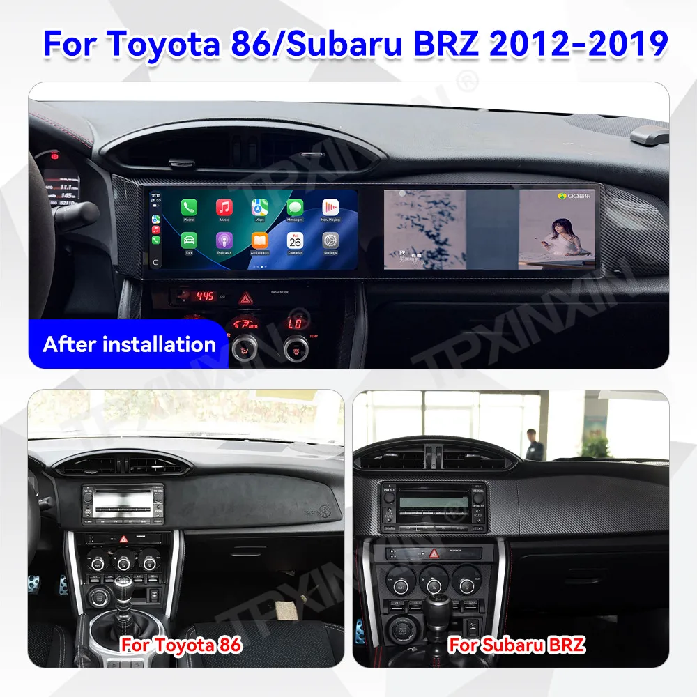 Android Multimedia Car Radio For Subaru BRZ For Toyota GT 86 2012~2019 Navigation Carplay Mirror Link Stereo Receiver Head Unit