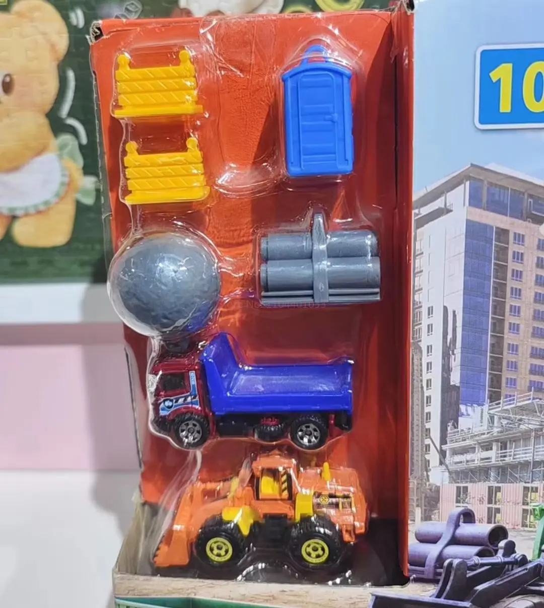 Original Matchbox Diecast Car Downtown Demolition Play Set with 10 Accessories Vehicle Model Car Toy Boy Birthday Halloween Gift