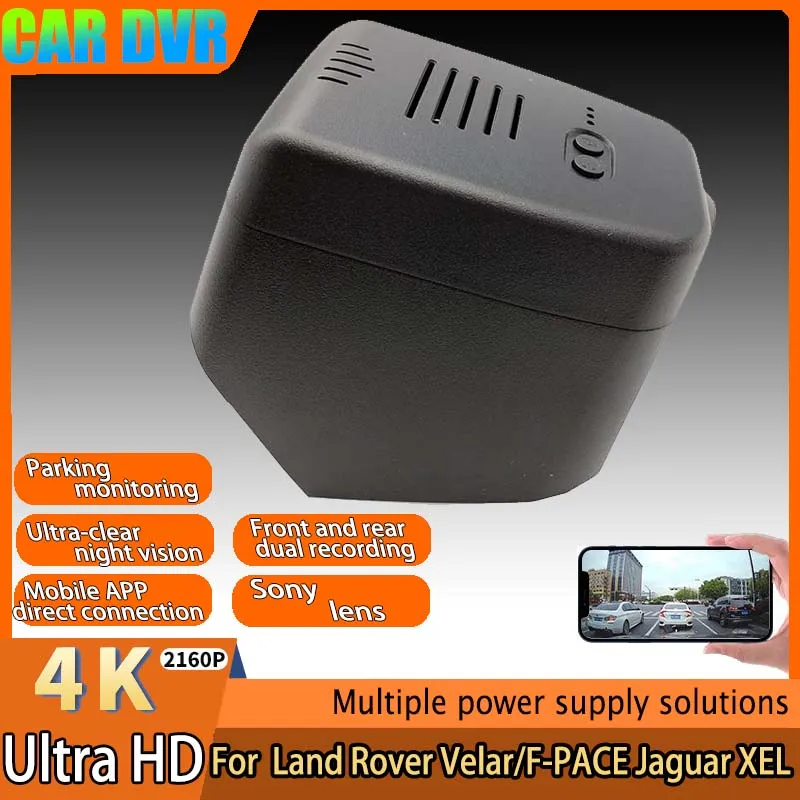 4K 2160P HD Plug And Play Easy installation Wifi Car DVR Dash Cam For Land Rover Velar/F-PACE For Jaguar XEL/ XEF/ XE /XF 2021