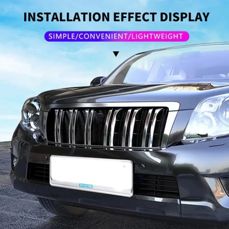 

License Plate Frame Chrome Stainless Universal Car License Plate Holder Frames+Cover