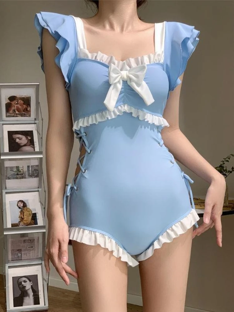 Slimming Tummy Control Swimwear Women 2026 Fashion Bathing Suit Sexy Yet Modest Two Piece Bikini for Hot Spring Vacation