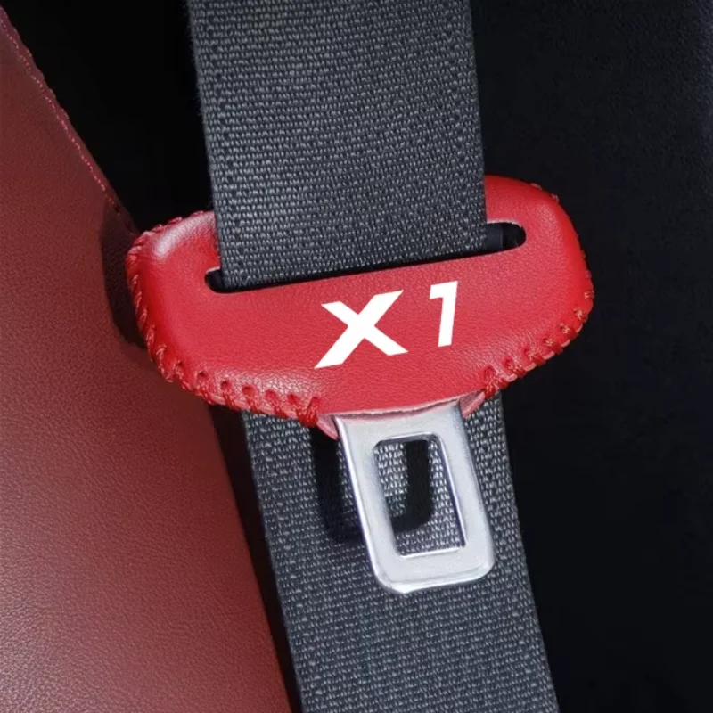 Car Seat Belt Clip Safety Seatbelt Lock Buckle Plug Cover Emblem For BMW X1