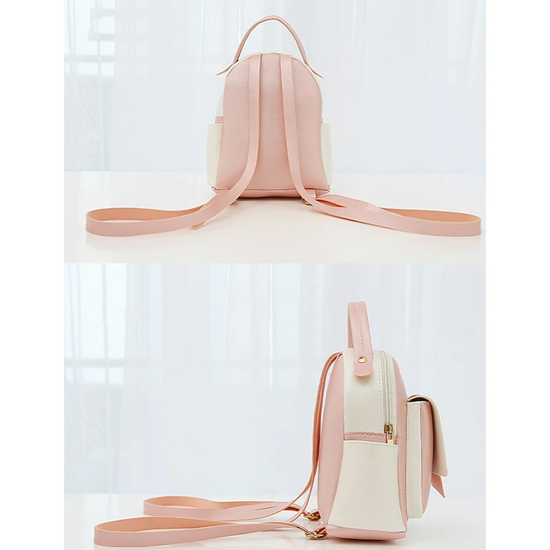 Damen Mini Rucksack Luxus Pu Leder Kawaii Rucksack niedlichen anmutigen Rucksack kleine Schult aschen für Mädchen Damen