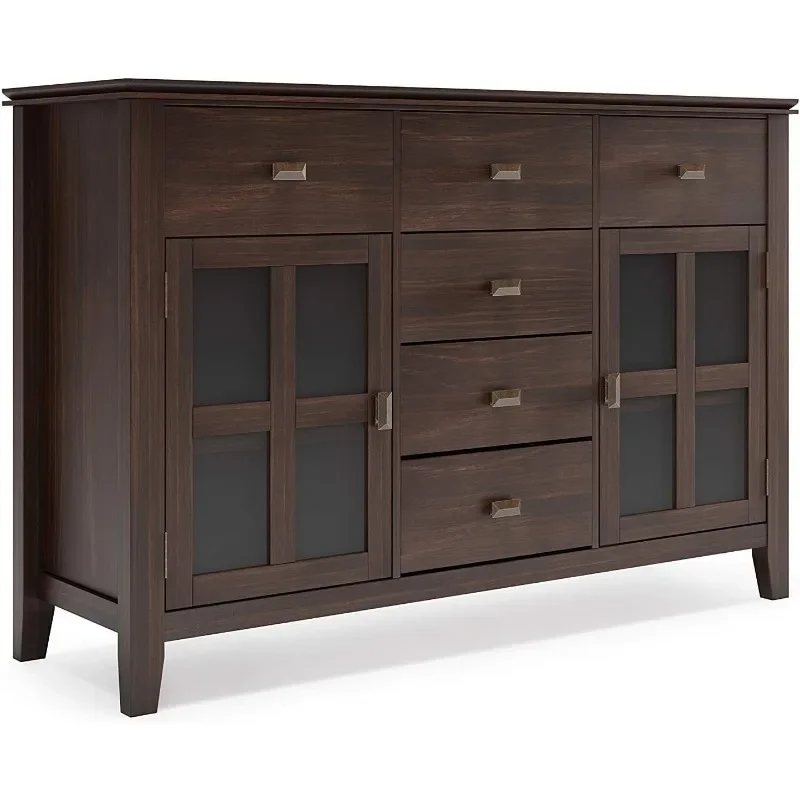 

Artisan Solid Wood Contemporary Sideboard in eatures Cabinets with Large storage kitchen drawer organizer