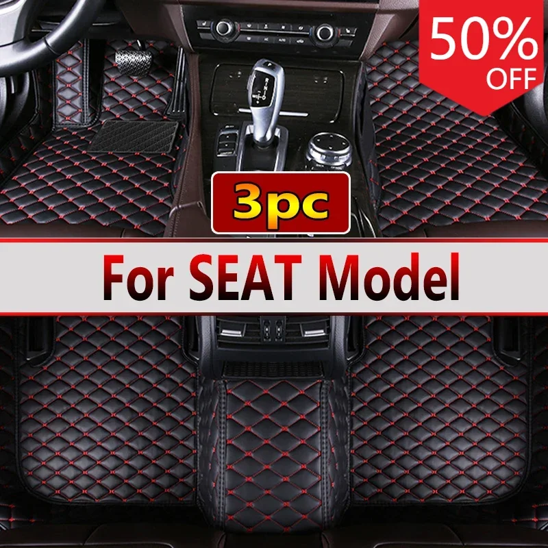 Car Floor Mats For SEAT Ateca Arona ibiza Leon Toledo Leon ST Alhambra Exeo Car Accessories 2022 2023