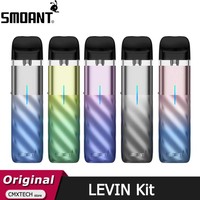 Original Smoant LEVIN Kit 30W Pod Vape with 1000mAh Battery 2ML Pod Cartridge Fit 0.6ohm Coil DL/RDL/MTL Vaporizer