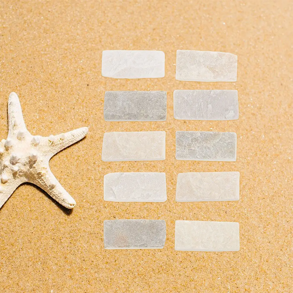 

40Pcs Miniature Simulation Bricks for Sand Table Architectural Decoration DIY Landscape Walls Pathways Garden Bonsai Fish Tank