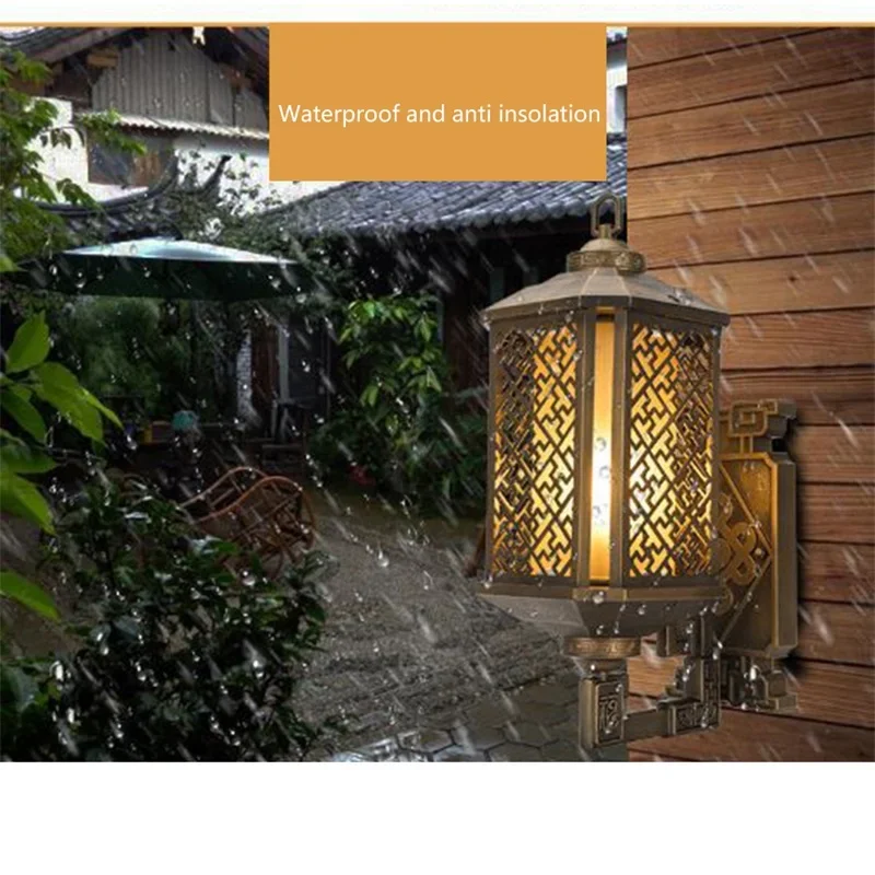 ALBERT Classical Outdoor Wall Lights Retro Bronze LED Sconces Lamp Waterproof IP65 Decorative For Home Porch Villa