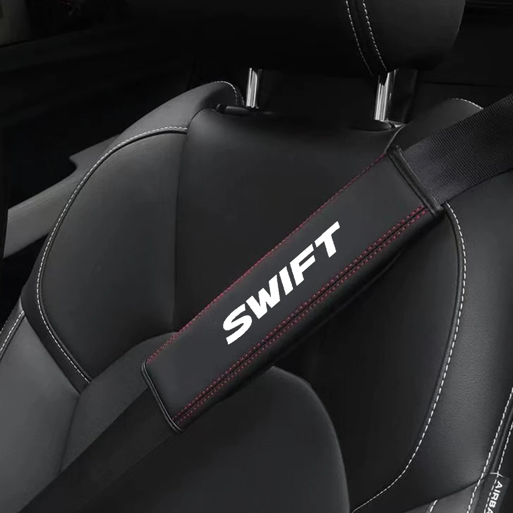 Funda protectora para cinturón de seguridad de coche, accesorio de descompresión, cómodo, para Suzuki Swift, 1 piezas